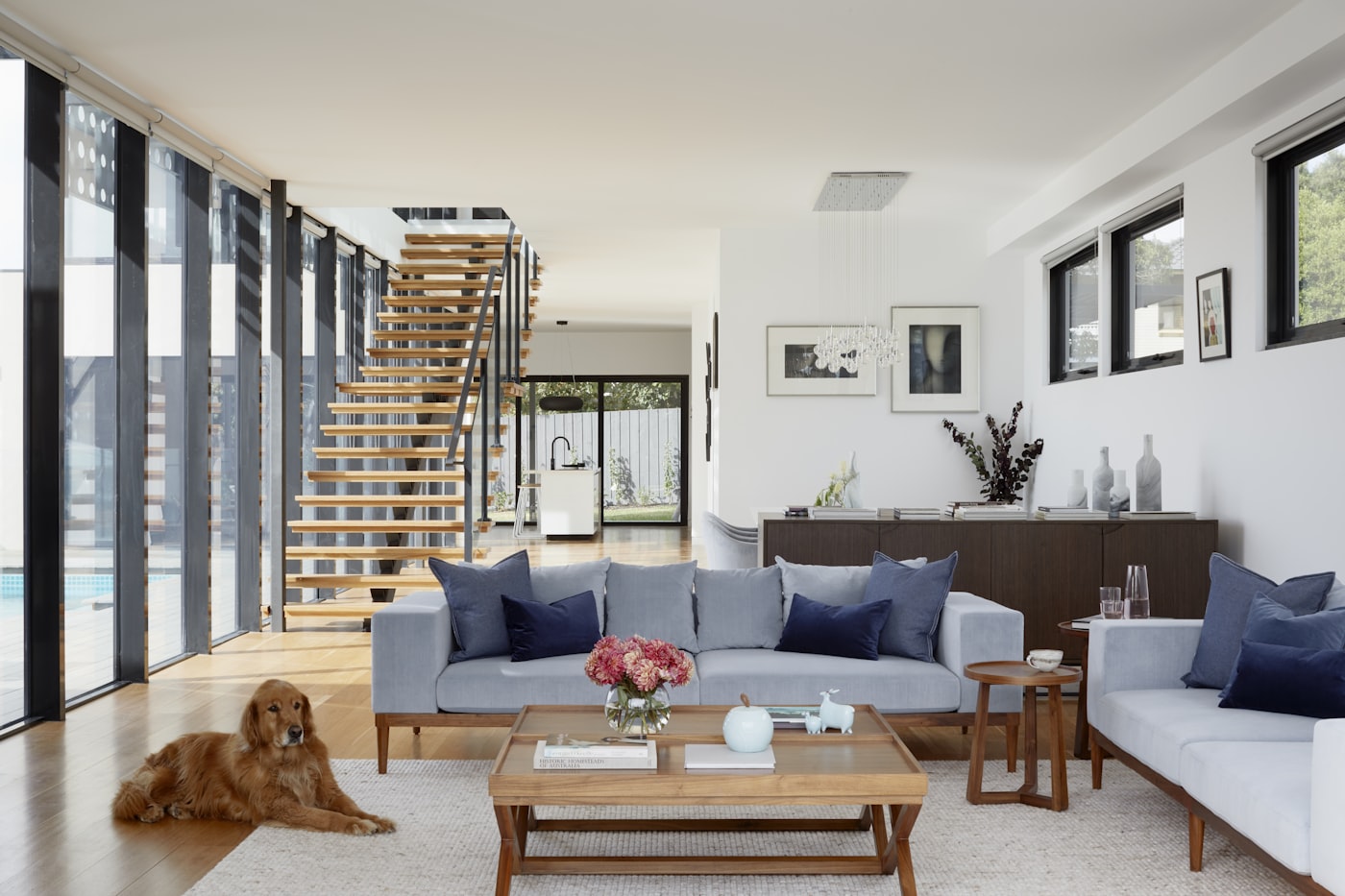 Skyline Two-Bed, Sandton Central interior, As shot styling